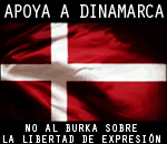 Banners en apoyo de Dinamarca